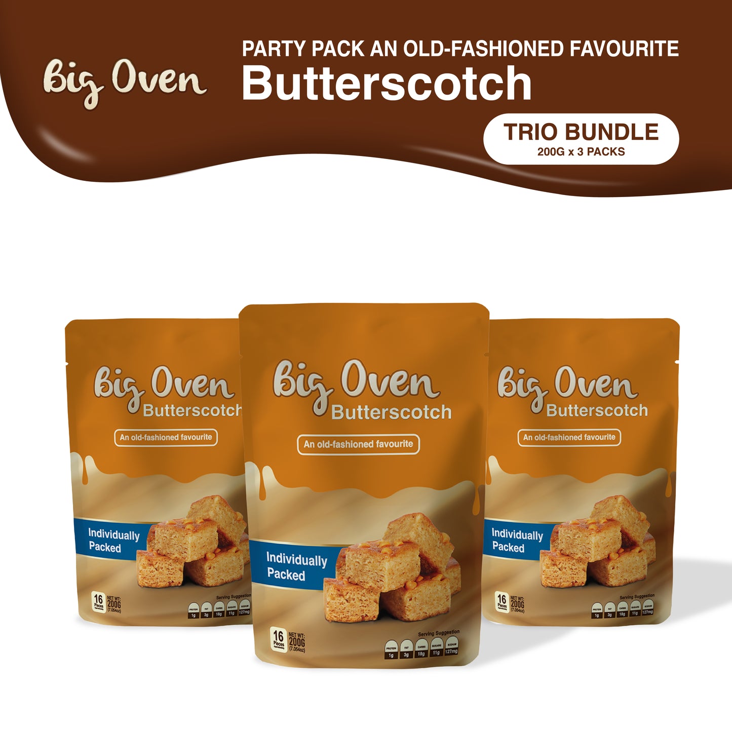 Party Pack An Old-fashioned Favorite 200g TRIO BUNDLE