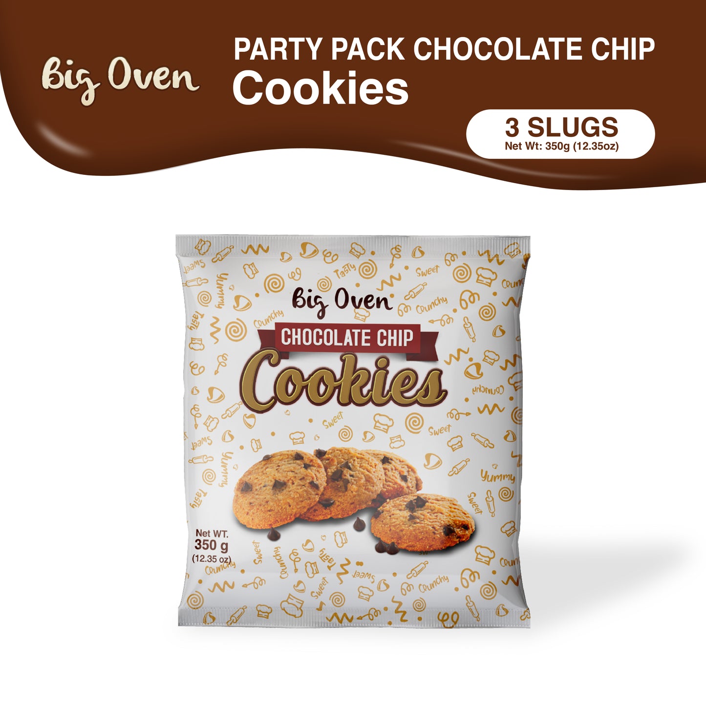 Party Pack - Chocolate Chip Cookies 350g