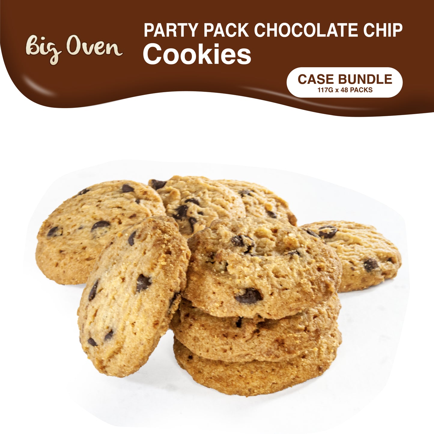 Solo Pack Chocolate Chip Cookies 117g CASE BUNDLE