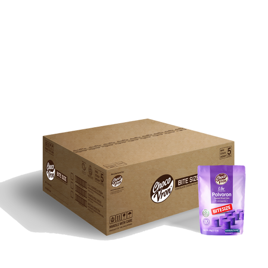 Bite Size Plain Ube with crisped rice 60g CASE BUNDLE