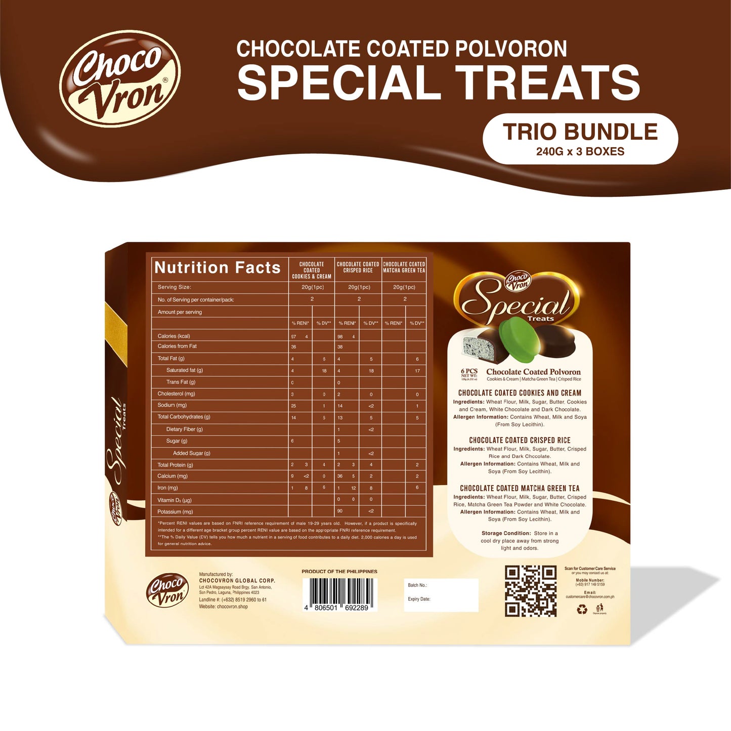 Gift Box Special Treats 120g TRIO BUNDLE