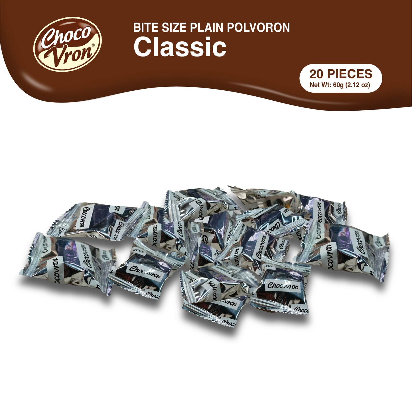 Bite Size Plain Classic Polvoron 60g