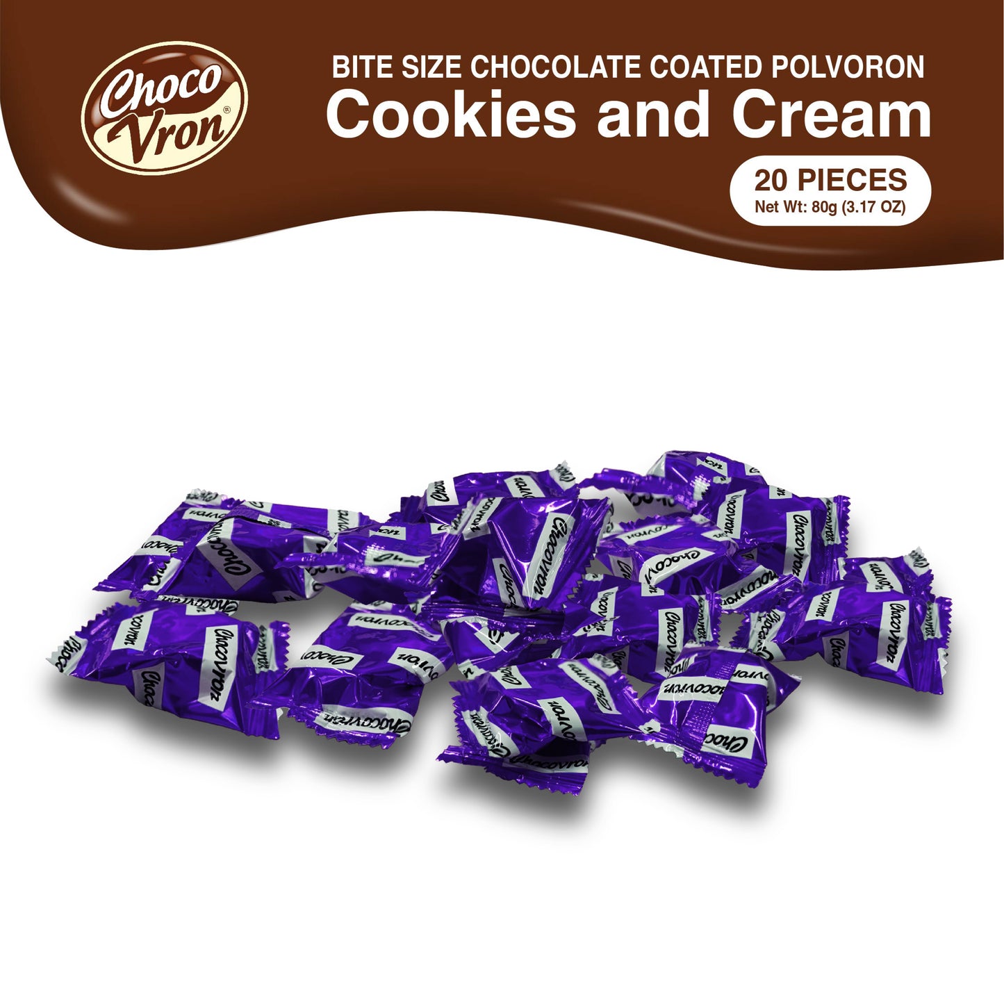 Bite Size Plain Ube Polvoron 60g