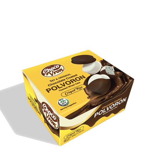 Retail Box Chocolate-coated Crisped Rice Polvoron 320g
