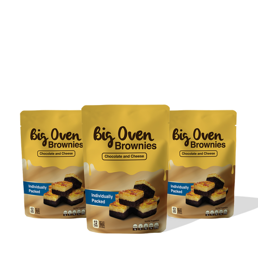 Party Pack Chocolate and Cheese Brownies 180g TRIO BUNDLE