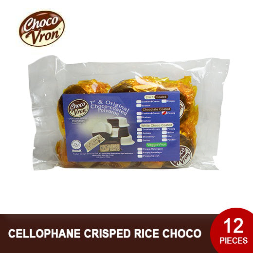 Pasalubong Pack Chocolate Coated Polvoron - Crisped Rice Choco 240g