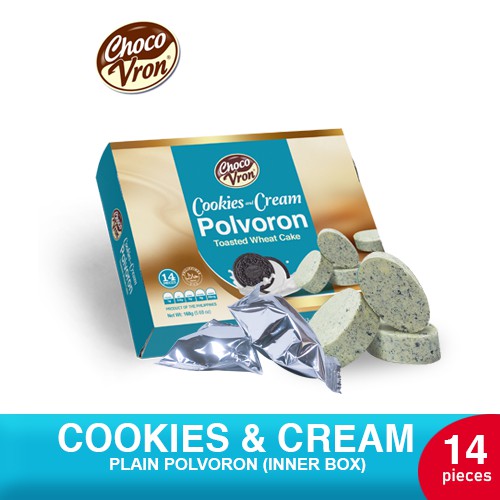 Gift Box Plain Polvoron - Cookies and Cream 168g