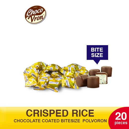 Bite Size Chocolate Coated Polvoron - Crisped Rice 80g