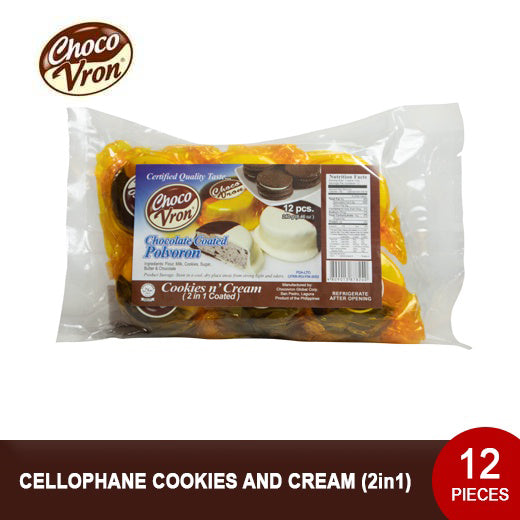 Pasalubong Pack Chocolate Coated Polvoron - Cookies and Cream 2in 1 240g