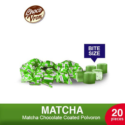 Bite Size Chocolate Coated Polvoron - Matcha Green Tea  80g