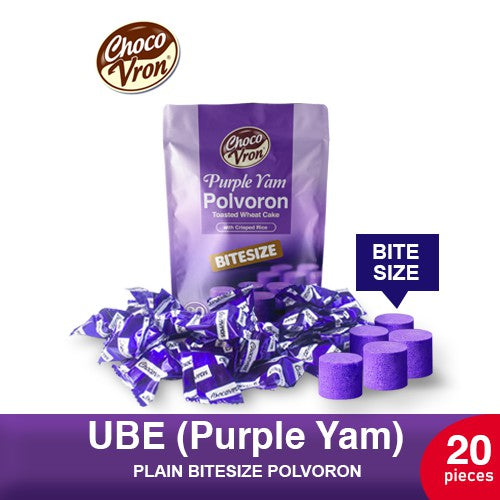 Bite Size Plain Polvoron - Ube 60g