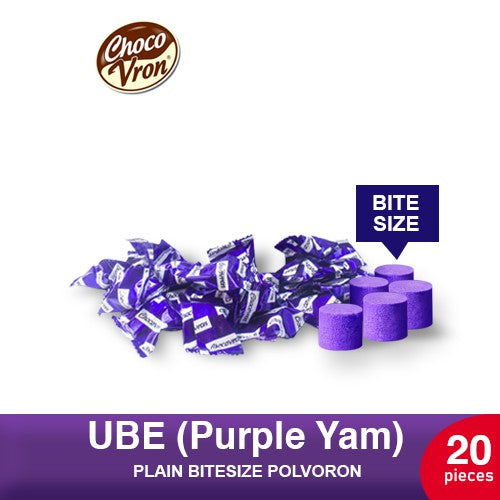 Bite Size Plain Polvoron - Ube 60g