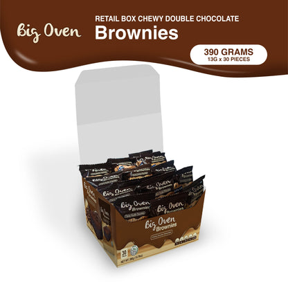 Retail Box Chewy Double Chocolate Brownies 390g