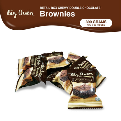 Retail Box Chewy Double Chocolate Brownies 390g