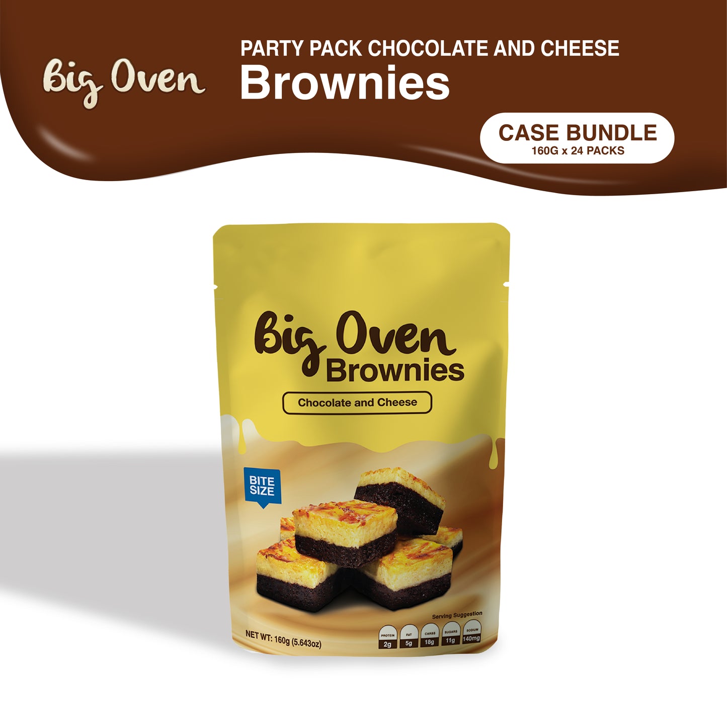 Pasalubong Pack Chocolate and Cheese Brownies CASE BUNDLE