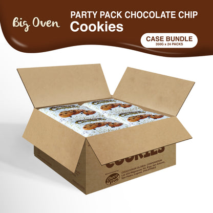 Party Pack Chocolate Chip Cookies 350g CASE BUNDLE