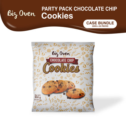 Party Pack Chocolate Chip Cookies 350g CASE BUNDLE