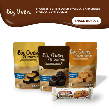 Snack Bundle (3 Party Packs - 1 Solo Pack Chocolate Chip Cookies)