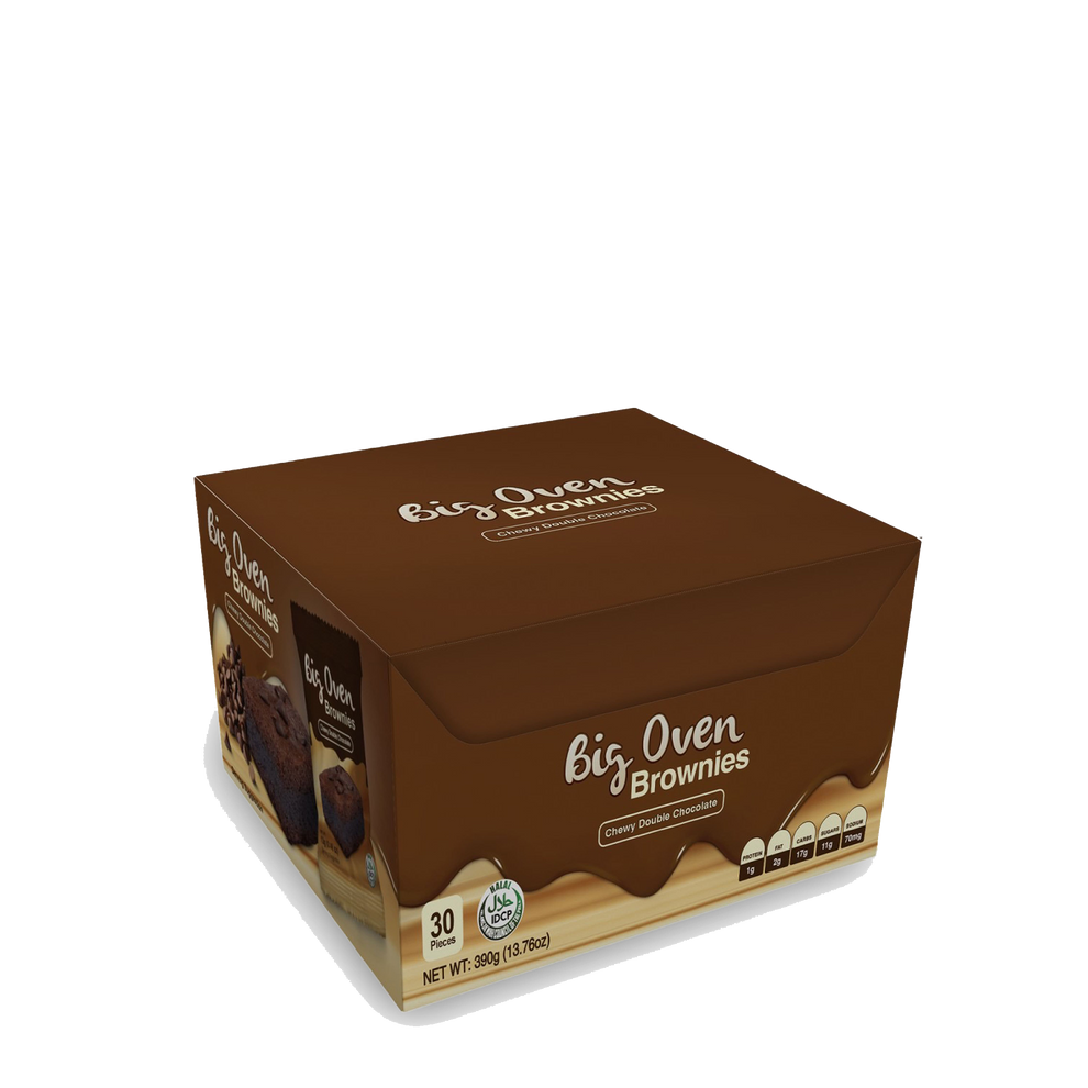 Retail Box Chewy Double Chocolate Brownies 390g – ChocoVron