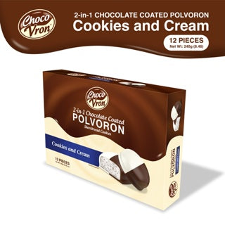 Gift Box Chocolate Coated Polvoron - ChocoVron Cookies & Cream 240g