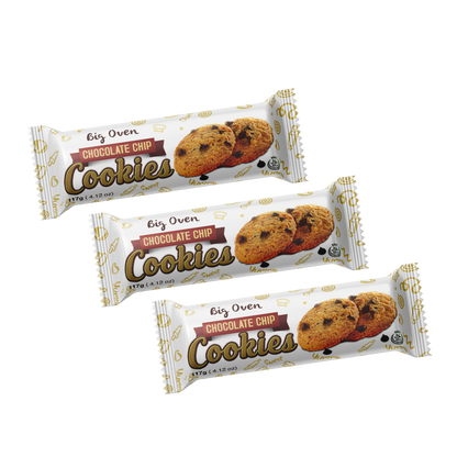 Solo Pack Chocolate Chip Cookies 117g TRIO BUNDLE