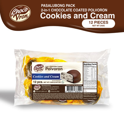 Pasalubong Pack 2 in 1 Chocolate-coated Cookies and Cream 240g