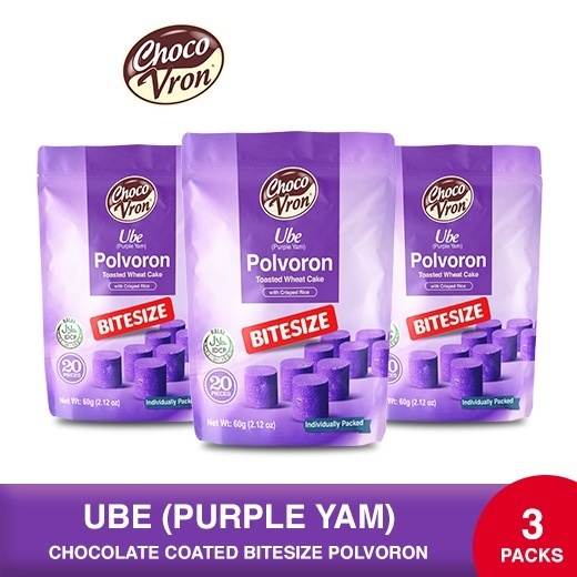 Bite Size Ube (Purple Yam) By 3's