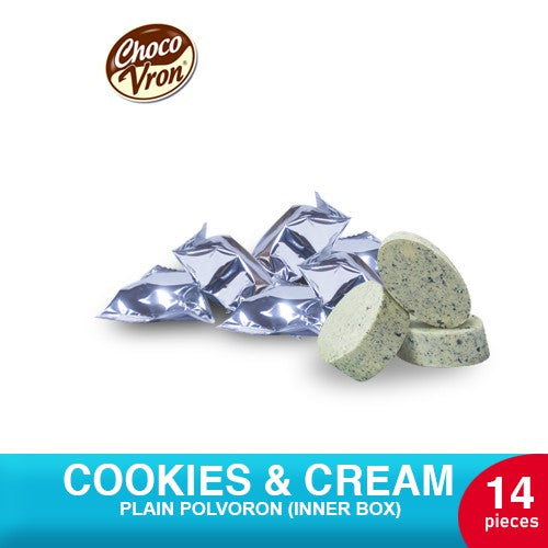Gift Box Plain Polvoron - Cookies and Cream 168g